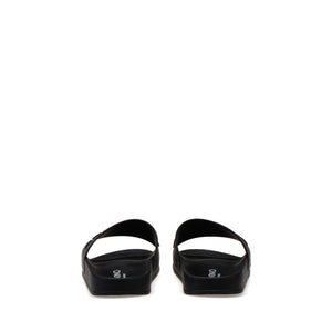 VALENTINO Slider in black PVC